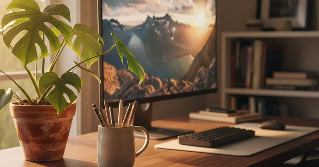 Jak zorganizować biurko w domu: Szybko i efektywnie