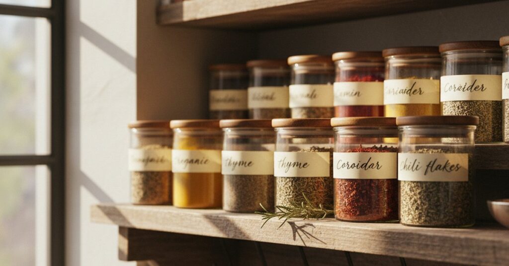 Systemy przechowywania w kuchni na przyprawy: uporządkuj smak!